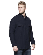 Charger l&#39;image dans la galerie, ALL SIZE CHEMISE JACKET ZIP Marine
