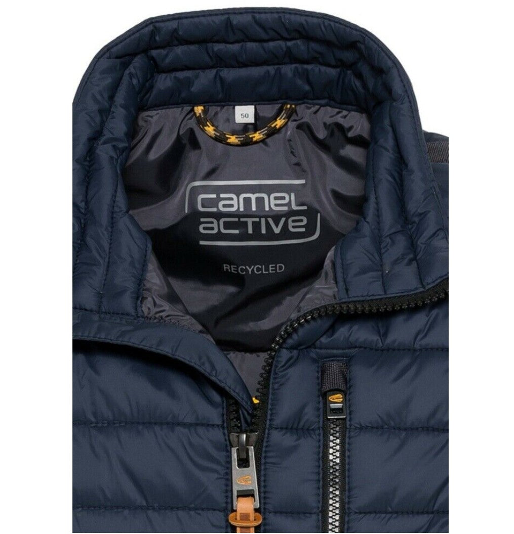 CAMEL ACTIVE DOUDOUNE SANS MANCHES Marine GRANDE TAILLE De Long En Large