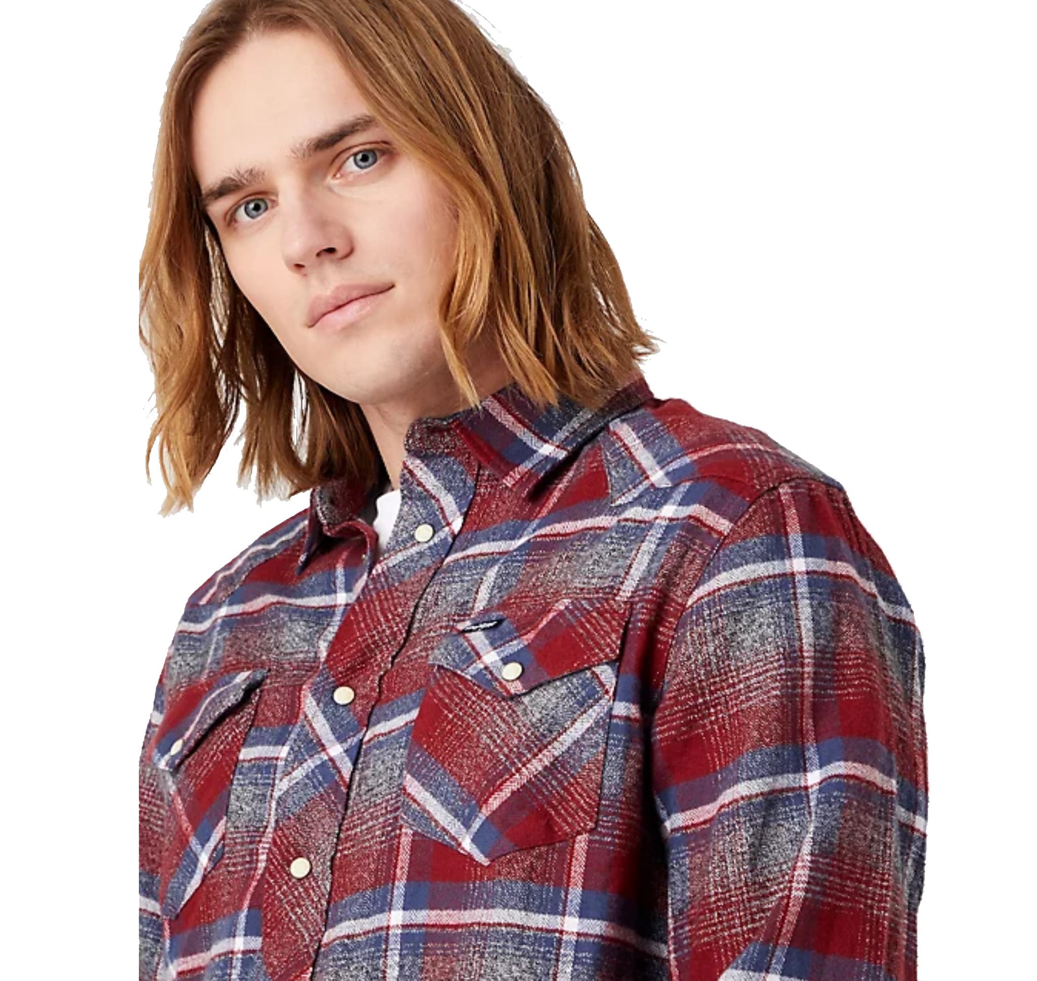 Chemise à carreaux à coupe décontractée et à manches courtes Foundation