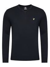 Charger l&#39;image dans la galerie, LYLE &amp; SCOTT PULL COL V Marine
